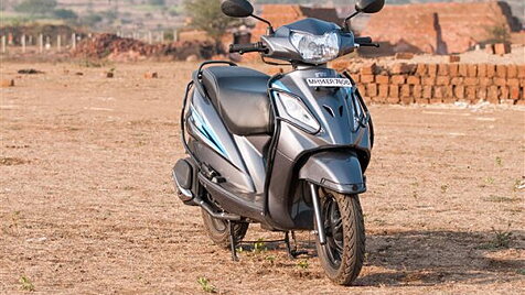 TVS Wego Front Three-Quarter Image - BikeWale