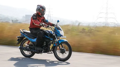 Hero Splendor iSmart 110 Action Image - BikeWale