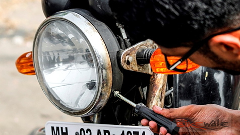 How To Change The Headlamp Bulb Of Your Motorcycle Maintenance