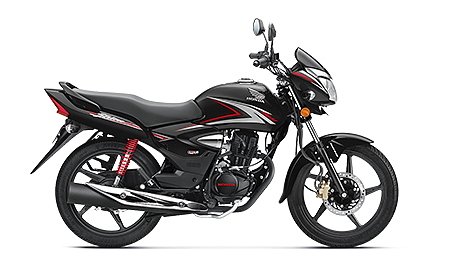 Honda CB Shine Loan black model