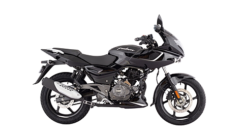 Bajaj Pulsar 180f Black Silver Colour All Pulsar 180f Colour Images Bikewale