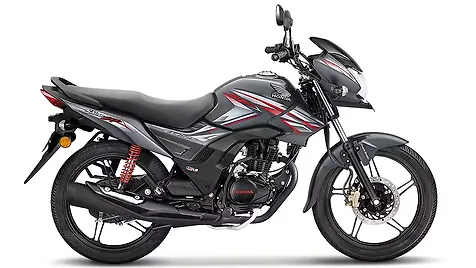 honda shine gray colour bike