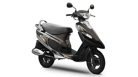 TVS Scooty Pep Plus Frosted Black Colour, All Scooty Pep Plus Colour