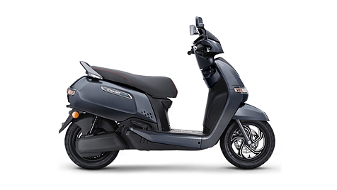 TVS iQube Mercury Grey Colour, All iQube Colour Images - BikeWale