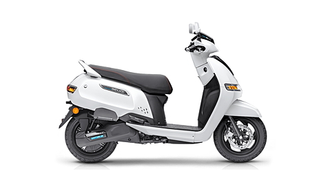 TVS iQube Pearl White Colour, All iQube Colour Images - BikeWale