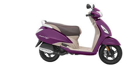 TVS Jupiter Starlight Blue Colour, All Jupiter Colour Images - BikeWale