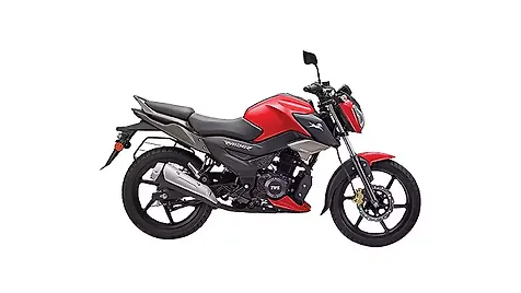 red colour tvs raider 125