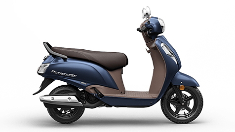 Suzuki Access 125 Matte Blue Colour, All Access 125 Colour Images ...