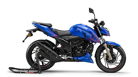 apache tvs blue colour
