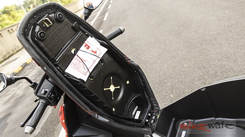 TVS Ntorq 125 Underseat Storage Image - BikeWale