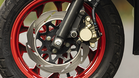 TVS Ntorq 125 Front Disc Brake Image - BikeWale