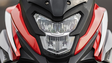 Honda CB200X Front Headlamp Cowl Image - BikeWale