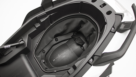 BMW C 400 GT Underseat Storage Image - BikeWale