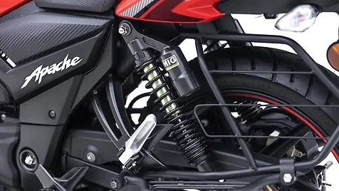 TVS Apache RTR 160 Rear Shock absorbers Image - BikeWale