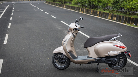 Bajaj Chetak Left Side View Image - BikeWale