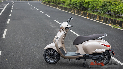 Bajaj Chetak Left Side View Image - BikeWale