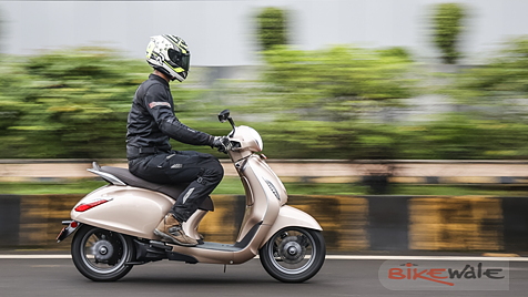 Bajaj Chetak Left Side View Image - BikeWale