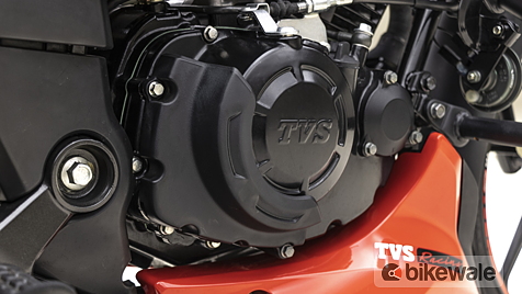 TVS Apache RTR 160 Engine From Right Image - BikeWale