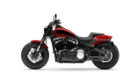 Harley-Davidson Fat Bob Left Side View Image - BikeWale