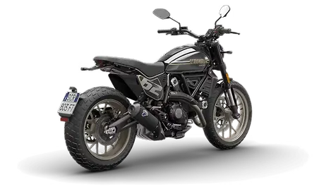 Ducati Scrambler Full Throttle Right Rear Three Quarter
