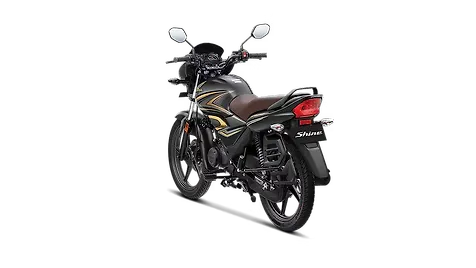 Honda Shine Left Rear Three Quarter Image - BikeWale