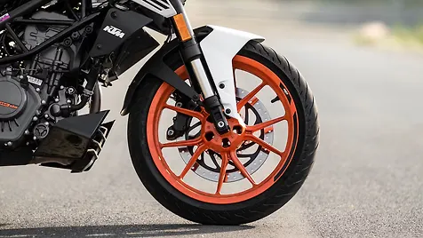 ktm duke 200 orange alloy wheel price