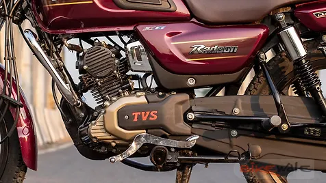 TVS Radeon Engine From Left Image - BikeWale