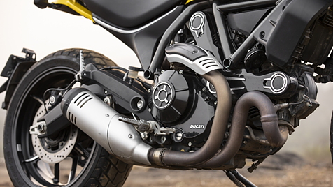 Ducati Scrambler Icon Exhaust Headers Image - BikeWale