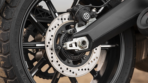 Ducati Scrambler Icon Rear Disc Brake Image - BikeWale