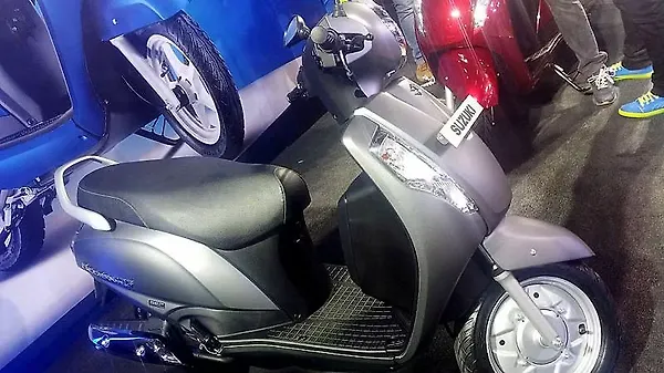 New Suzuki Access 125 shown at 2016 Auto Expo - BikeWale