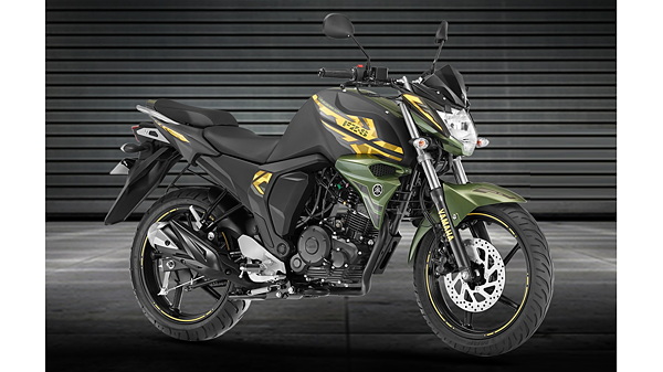 Yamaha fz store green colour