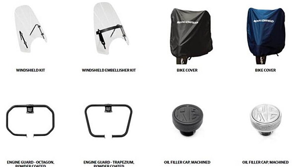 thunderbird 350 accessories online