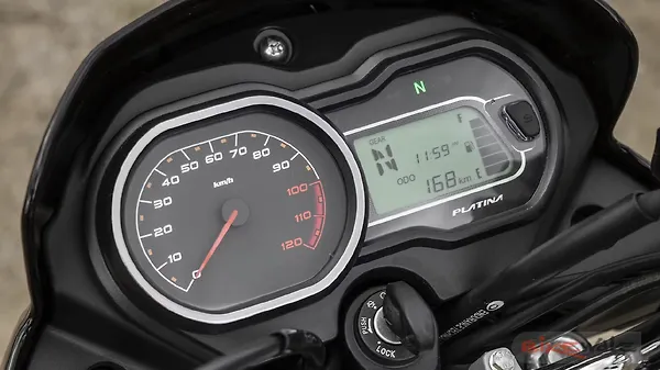 bajaj platina digital meter
