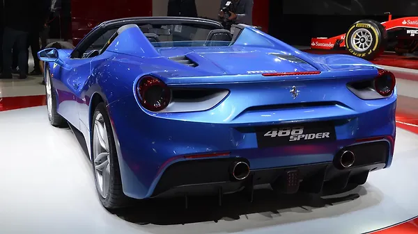Photo gallery: Ferrari 488 Spider at Frankfurt Motor Show - CarWale