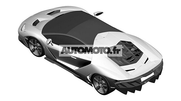 Lamborghini Centenario revealed through patent sketches - CarWale
