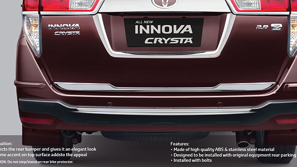 Toyota genuine accessories for 2024 innova crysta