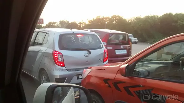 Perodua Axia (Daihatsu Ayla) spotted on test in Mumbai 