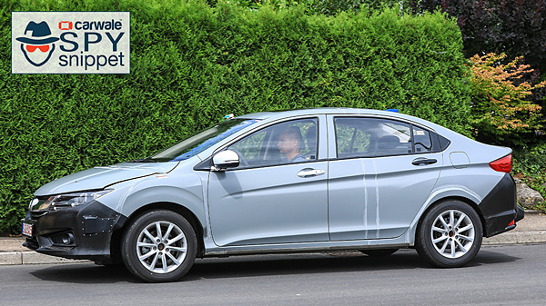 Honda City Hybrid spotted testing in Europe - CarWale