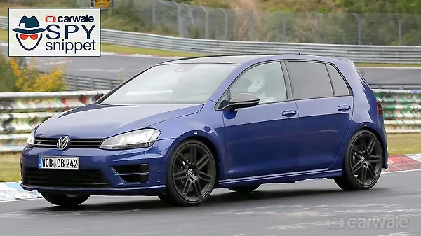 Volkswagen Golf R420 Spotted Burning Rubber At Nurburgring Carwale
