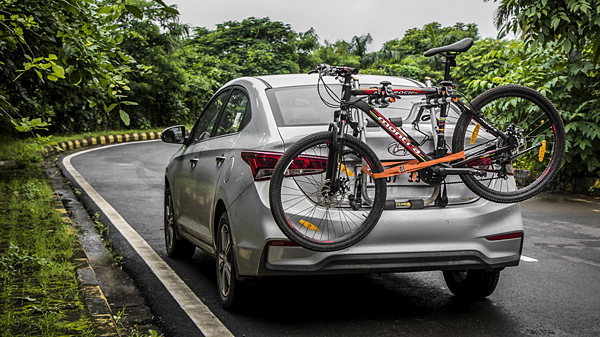 bicycle stand for car