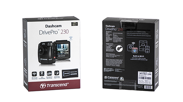 Product Review - Dashcam Transcend DrivePro 230: Introduction and