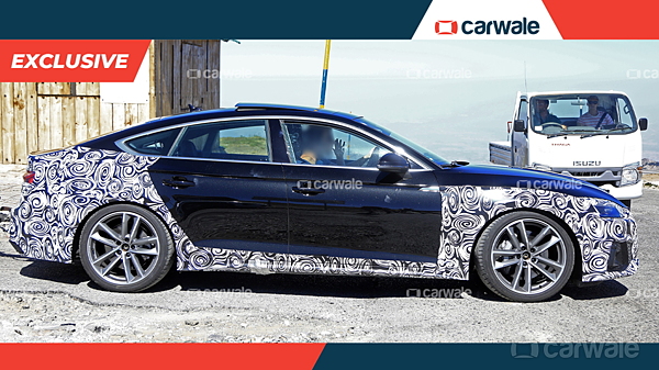 India Bound Audi A5 Sportback Facelift Spotted Testing For The First Time Carwale