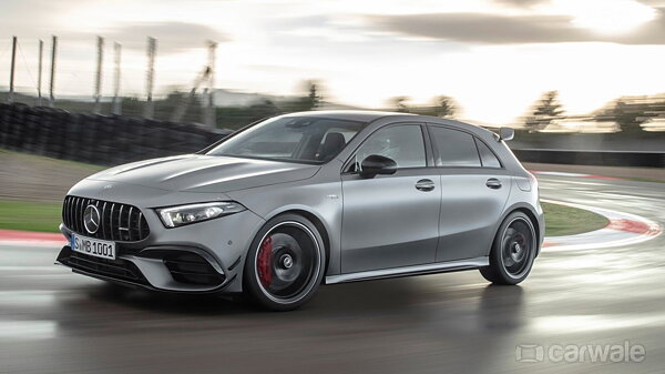 Mercedes Amg 5 And Cla45 Breaks Cover With 415bhp Carwale