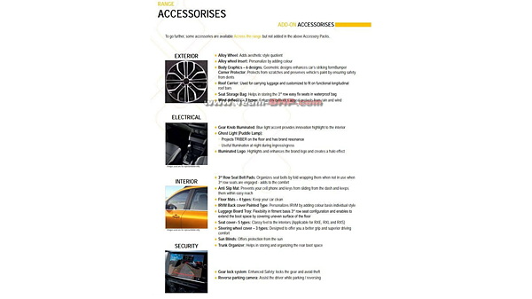 renault triber accessories buy online