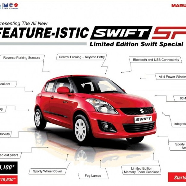 Generational shift - Maruti Suzuki launches Swift's special edition