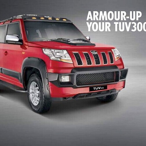 Mahindra tuv300 front on sale bumper guard