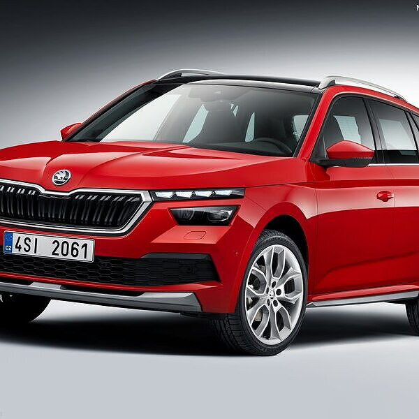 Skoda Kamiq facelift teased in design sketch - CarWale