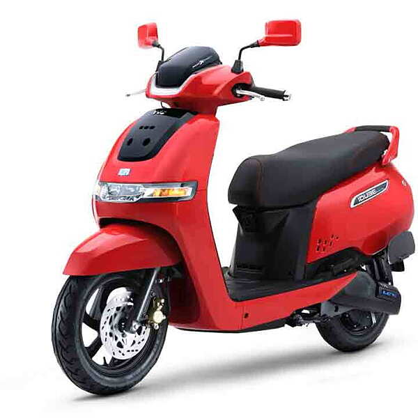 tvs electric scooter km range