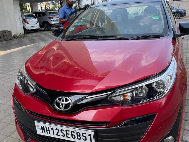 Second Hand Toyota Yaris V CVT OPT Dual Tone [2019-2020] in Pune