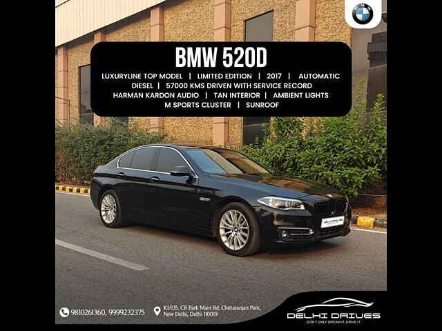 Second Hand BMW 5 Series [2017-2021] 520d Luxury Line [2017-2019] in Delhi